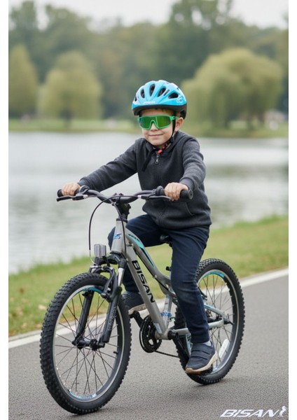 Buffalo Çocuk Bisikleti 28 cm V 20 Jant 18 Vites Açık Gri Siyah Mavi fiyatları