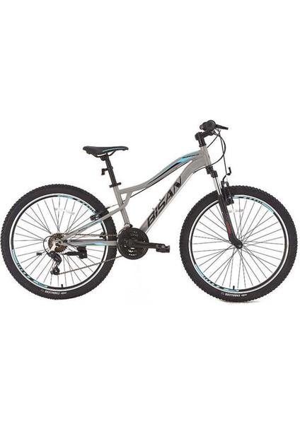 Buffalo Dağ Bisikleti 35 cm V 26 Jant 21 Vites Açık Gri Siyah Mavi