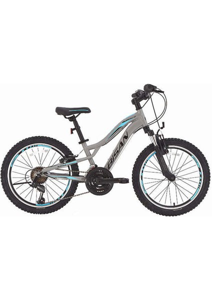 Buffalo Çocuk Bisikleti 30 cm V 24 Jant 18 Vites Açık Gri Siyah Mavi fiyatları