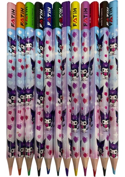 Hello Kids Jumbo Üçgen Kuru Boya 12 Renk Çantalı fırsatları