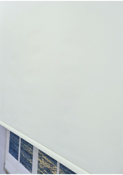 Stor Zebra Güneşlik Perde - (EKRU/AÇIK KREM) - Mat Kalın Kumaş - DÜZ/ETEKSİZ - Alüminyum Kasa&Boru