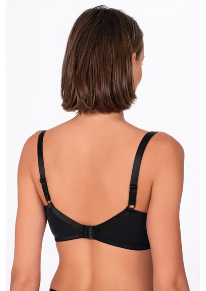 Kadın Tül Detay Toparlayıcı Sütyen | Siyah 706 fırsatları