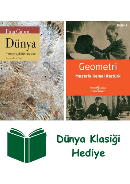 Dünya - Antropolojik Bir Inceleme + Geometri + Dünya Klasiği Hediye