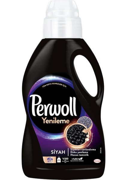 Perwoll Geliştirilmiş Siyah Sıvı Çamaşır Detarjanı 1485 ml fiyatları