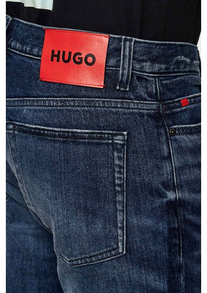 Pamuklu Slim Fit Normal Bel Dar Paça Jeans Erkek Kot Pantolon 50550143 413