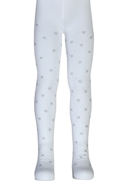 Fiyonk Desenli Sim Baskı Mikro 50 Çocuk Külotlu Çorap