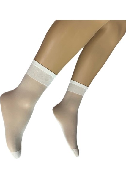 Fit 15 Soket Kadın Çorap Ekru / 55