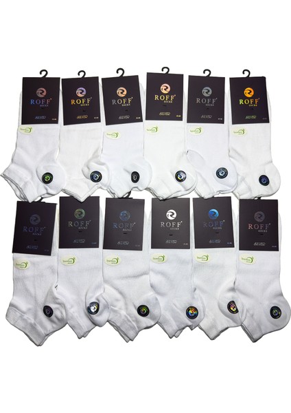 Erkek Patik Düz Desen 12 Çift Bambu Dikişsiz Hassas Dokuma Kısa Çorap Siyah SOFT SİLVER LİMİTED EDİTİON