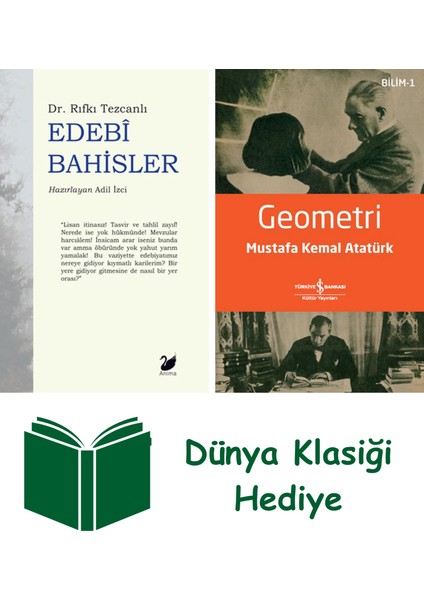 Edebî Bahisler + Geometri + Dünya Klasiği Hediye