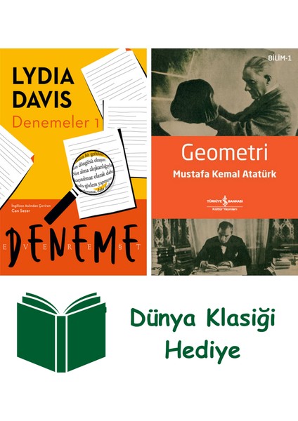 Denemeler 1 + Geometri + Dünya Klasiği Hediye