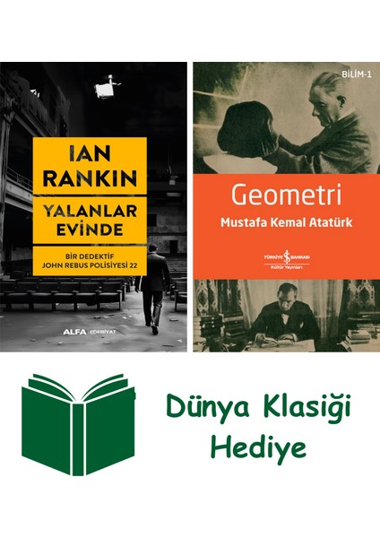 Yalanlar Evinde + Geometri + Dünya Klasiği Hediye