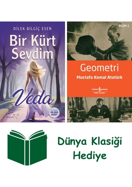 Bir Kürt Sevdim - Veda + Geometri + Dünya Klasiği Hediye