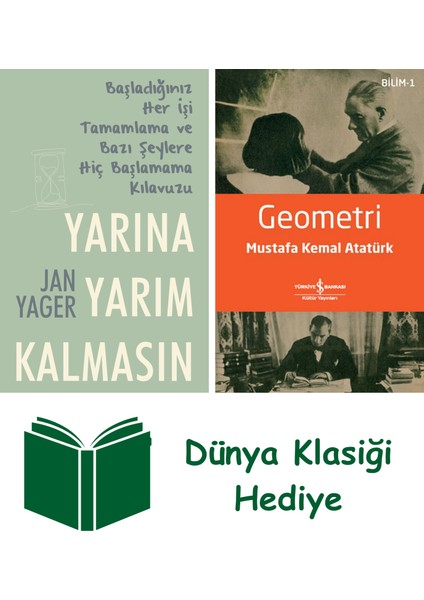 Yarına Yarım Kalmasın + Geometri + Dünya Klasiği Hediye