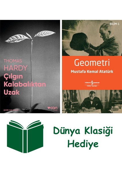 Çılgın Kalabalıktan Uzak + Geometri + Dünya Klasiği Hediye