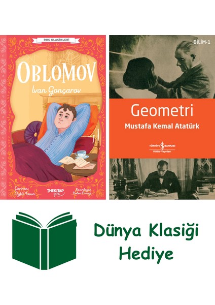 Oblomov + Geometri + Dünya Klasiği Hediye