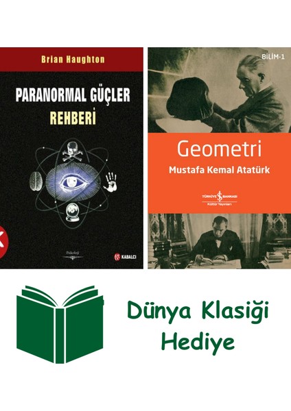 Paranormal Güçler Rehberi + Geometri + Dünya Klasiği Hediye