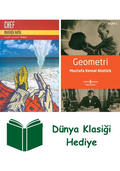 Chef + Geometri + Dünya Klasiği Hediye