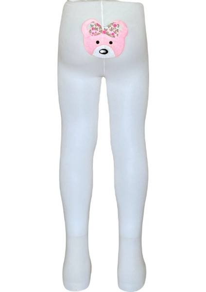 Poposu 3D Aksesuar Desenli Mikro Bebek Külotlu Çorap_Ayıcık fiyatları