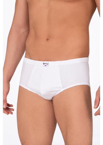 Erkek Pamuklu Süprem Slip Külot 3'lü Paket – Rahat & Dayanıklı | Beyaz K0037 modelleri