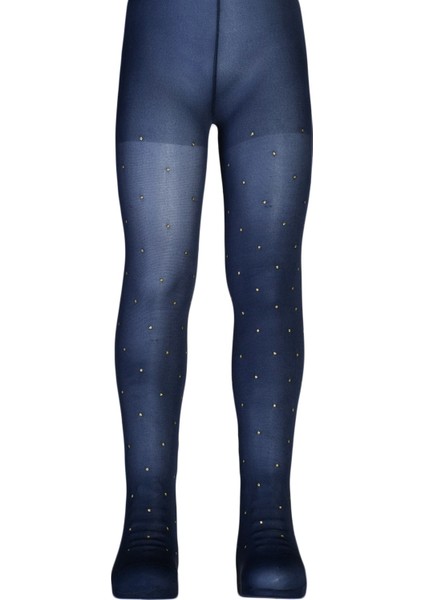 Puanlı Desenli Sim Baskı Mikro 50 Çocuk Külotlu Çorap