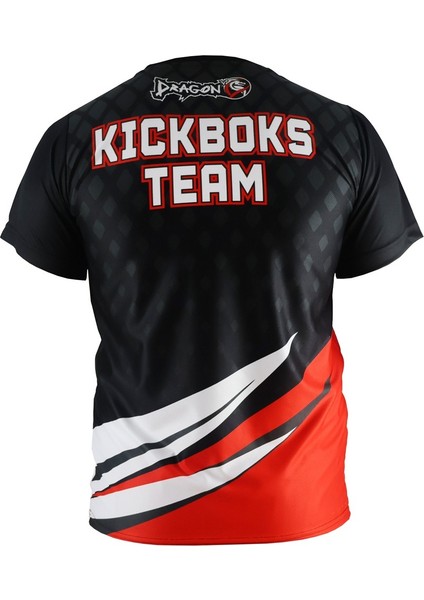 TX8596 Kick Boks Tişört Dijital Baskılı Kick Boxing Tshirt modelleri