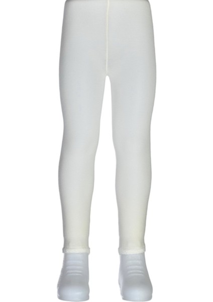 Bileği Dantelli Cotton Bebek Tayt