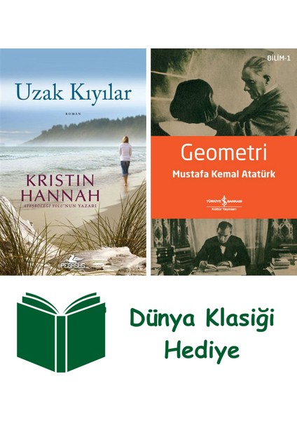 Uzak Kıyılar + Geometri + Dünya Klasiği Hediye