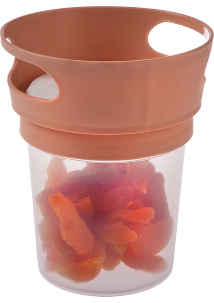 Dökülmeyi Önleyen Bebek Alıştırma & Atıştırma Mama Kabı - Renk Şeftali indirimleri