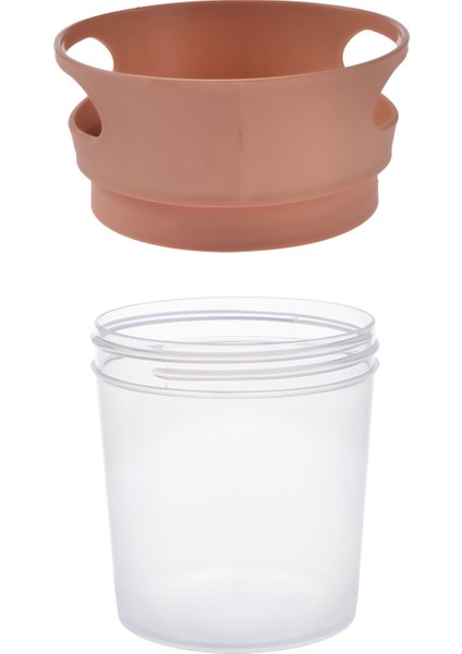 Dökülmeyi Önleyen Bebek Alıştırma & Atıştırma Mama Kabı - Renk Şeftali