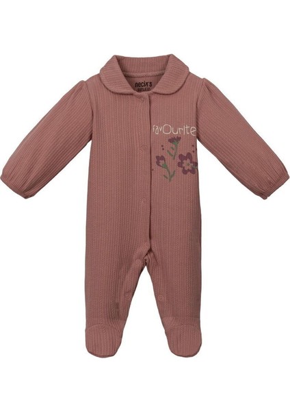 243380 Kız Bebek Ecris Manşetli 3'lü Tulum modelleri