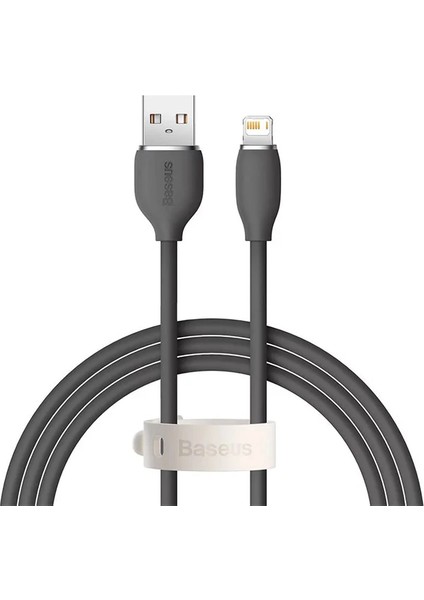 Baseus Jelly Liquid USB To iPhone Lightning 2.4A Hızlı Şarj Kablosu 1.2M-(5775) - ?97?56E9-9G239