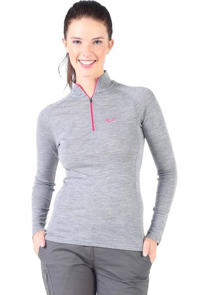 Vega Uzun Kollu Yarım Fermuar Kadın Sweatshirt