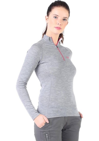 Vega Uzun Kollu Yarım Fermuar Kadın Sweatshirt fiyatları