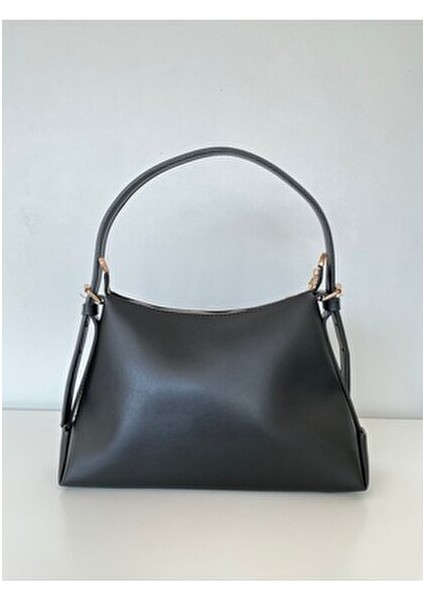 Deri Tek Askılı Klasik Günlük Baget Çanta