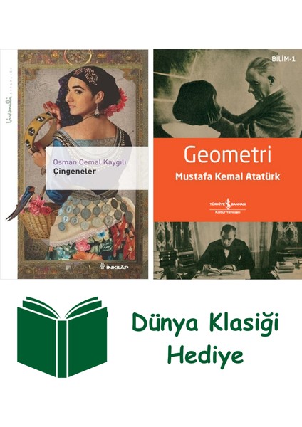Çingeneler- Livaneli Kitaplığı + Geometri + Dünya Klasiği Hediye