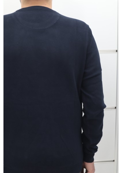 Fistan Store Erkek Desenli Spor Kesim Normal Kalıp Bisiklet Yaka Selanik Kumaşlı Kışlık Kazak fırsatları