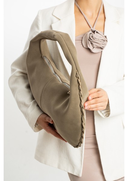 Nova Örgü Kenarlı Süet Büyük Boy El ve Omuz Çantası fiyatları