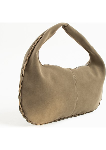 Nova Örgü Kenarlı Süet Büyük Boy El ve Omuz Çantası indirimleri