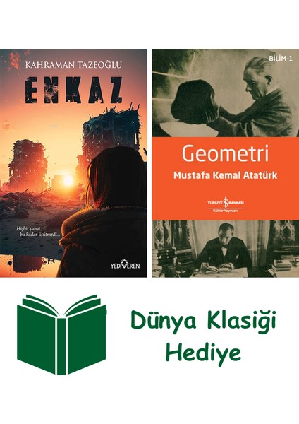 Enkaz + Geometri + Dünya Klasiği Hediye