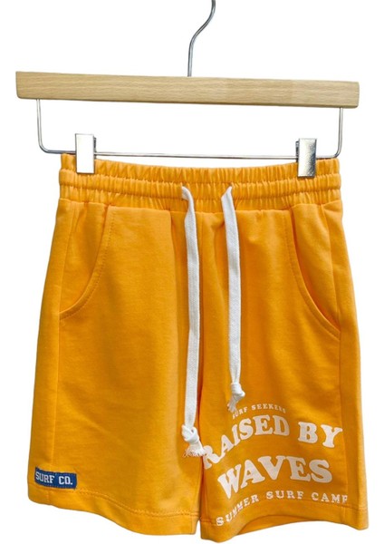 Erkek Çocuk Surf Camp %100 Pamuk Penye Şort 219279 Turuncu indirimleri
