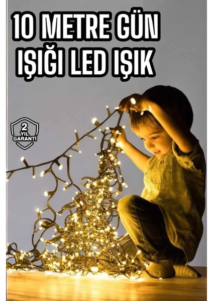 10 Metre Şerit LED Gün Işığı LED Işık Süsleme Parti Malzemesi Konsept