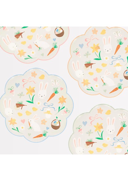 - Sembollü Tabaklar (L) (8'li)