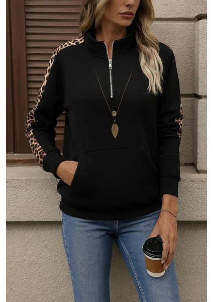 Kadın Uzun Kollu Balıkçı Yaka Önden Fermuarlı Polar Bluz modelleri