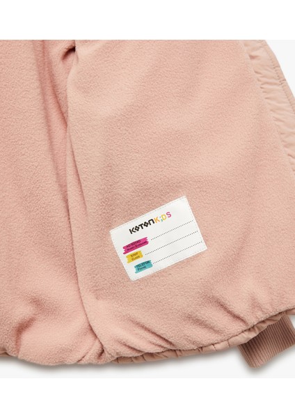 Uzun Kollu Polar Astarlı Fermuarlı Kapitone Kapşonlu Mont fırsatları