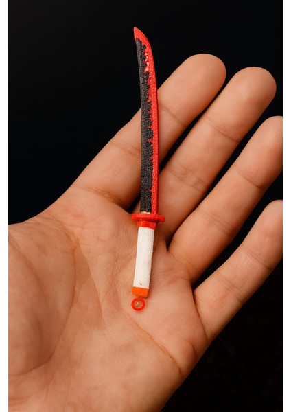Demon Slayer Mini Katana Seti – 7 Karakter – 3D Baskı Koleksiyon Kılıçları