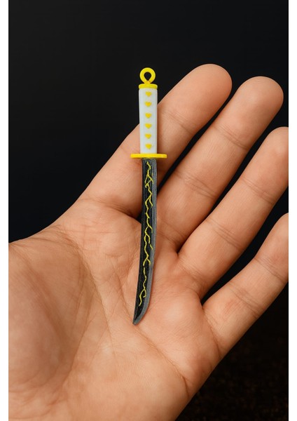 Demon Slayer Mini Katana Seti – 7 Karakter – 3D Baskı Koleksiyon Kılıçları fiyatları
