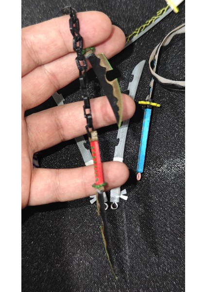 Demon Slayer Mini Katana Seti – 7 Karakter – 3D Baskı Koleksiyon Kılıçları fırsatları