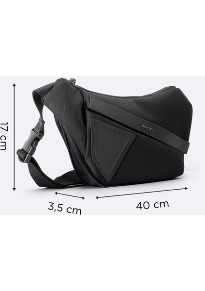 Erkek Siyah Ayarlanabilir Askılı Bel Çantası A42Y9112