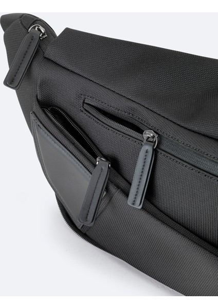 Erkek Siyah Ayarlanabilir Askılı Bel Çantası A42Y9112