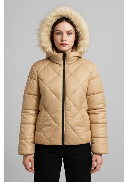 Şişme Mont (Tüylü Fermuarlı Kapşonlu) fiyatları